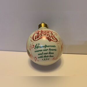 Hallmark 1995 Grandparents Christmas Ornament